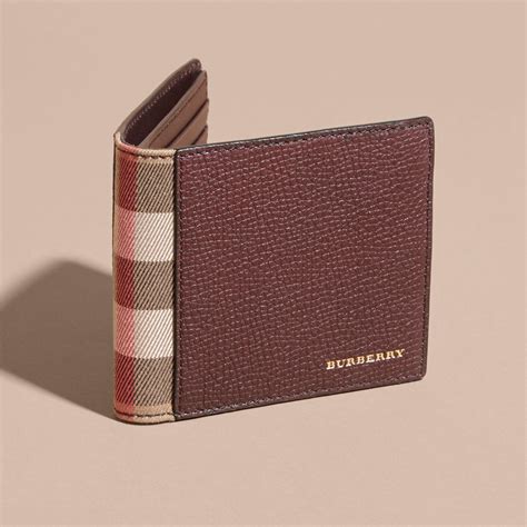 burberry mens wallet ebay|Burberry bifold wallet for men.